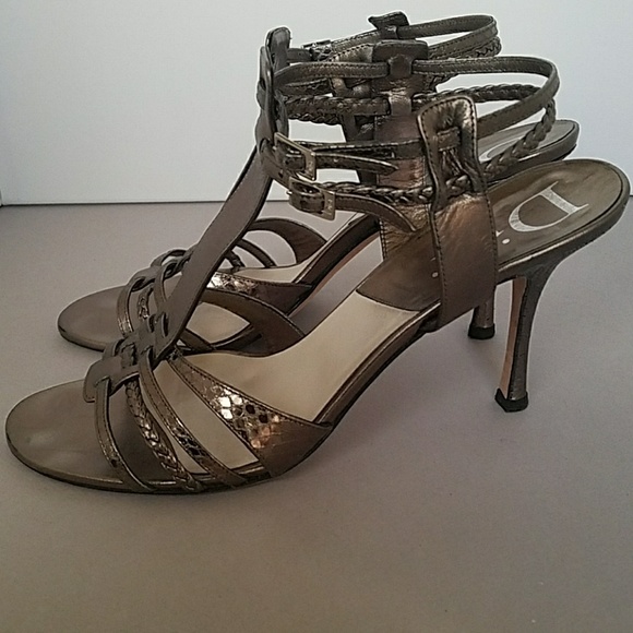 Dior Metallic Strappy Sandals - Picture 4 of 8